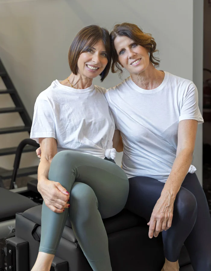 Elisabetta persia e Ornella Leonetti fondatrici studio Pilates 168